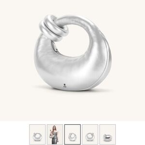 JW Pei Abacus Top Handle Bag - Silver